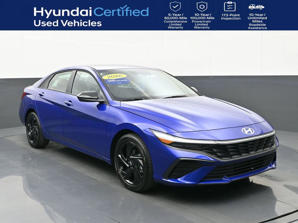 Certified 2026 Hyundai Elantra Sport w/ Cargo Package FWD image 1