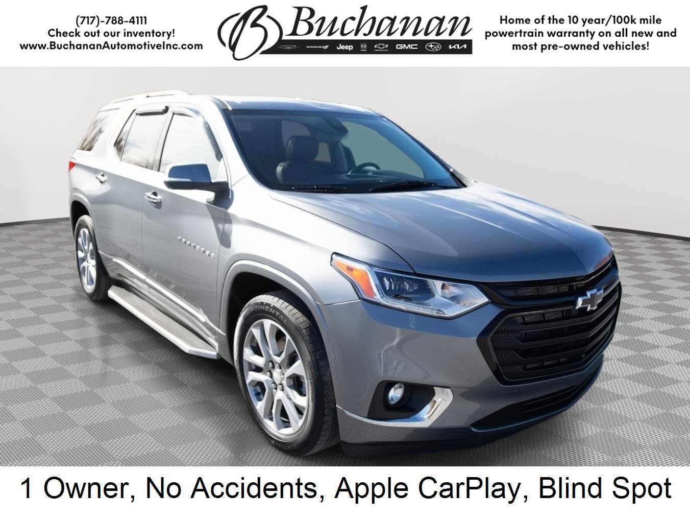 Used 2021 Chevrolet Traverse Premier w/ LPO, Black Accent Package