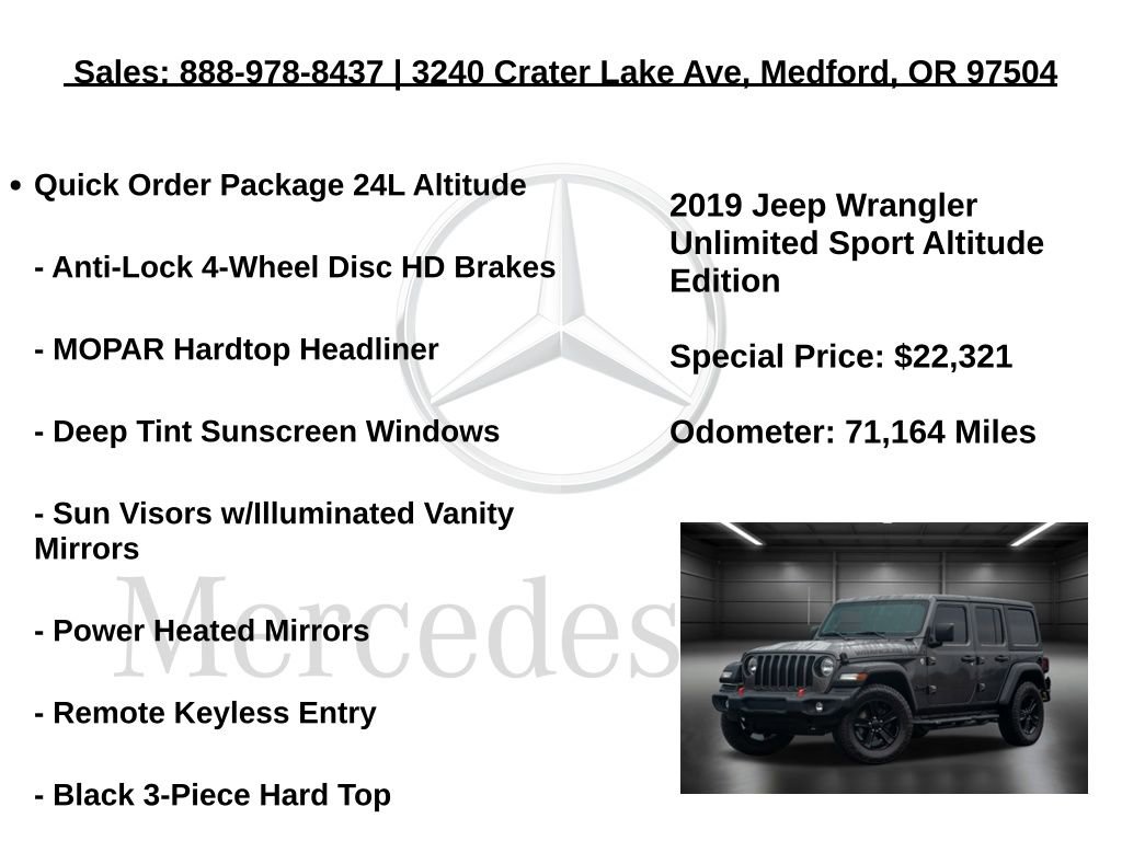 Used 2019 Jeep Wrangler Unlimited Sport image 5