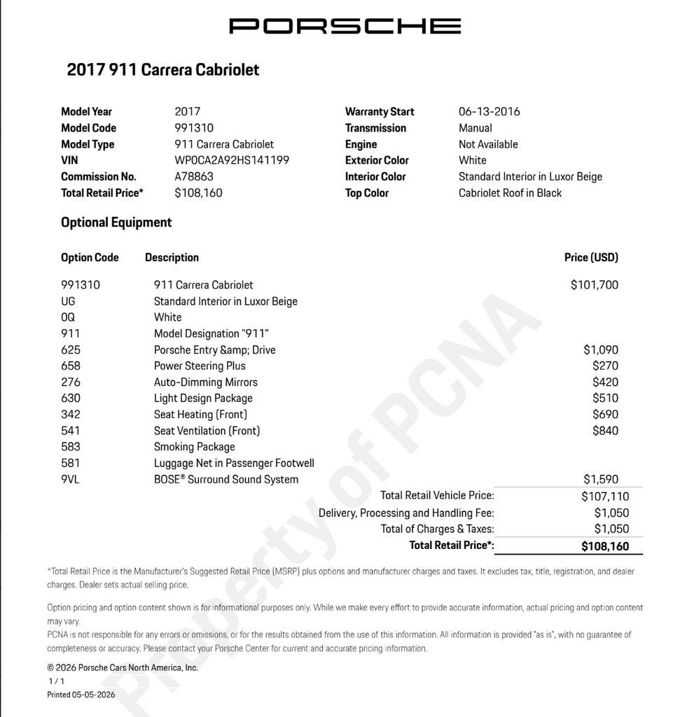 Used 2017 Porsche 911 Carrera RWD image 9
