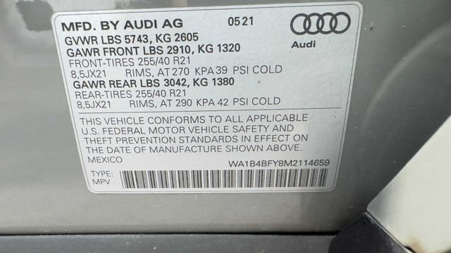 Used 2021 Audi SQ5 Premium Plus w/ Premium Plus Package AWD/4WD image 38