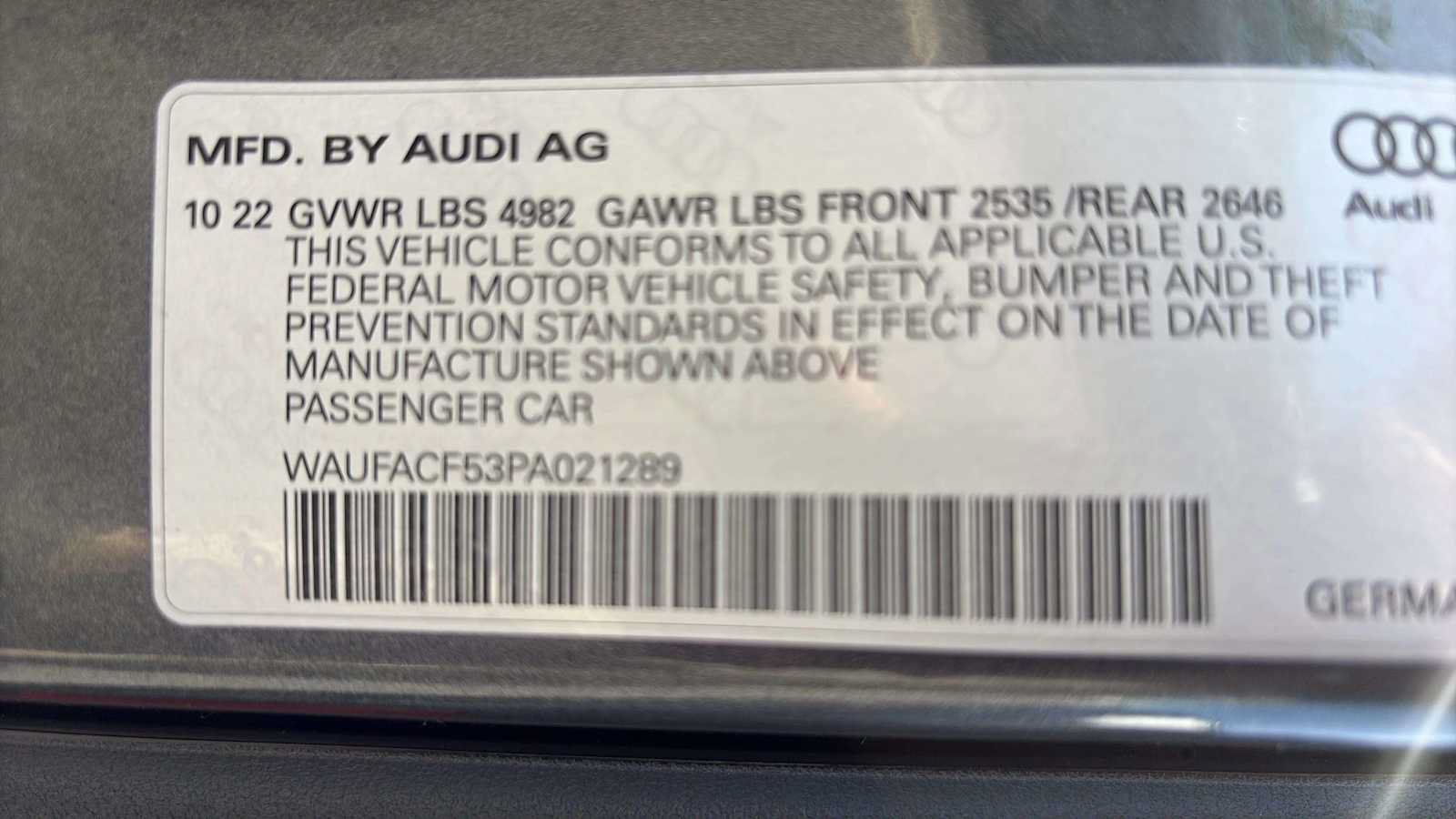 Used 2023 Audi A5 2.0T Premium Plus w/ Premium Plus AWD/4WD image 15