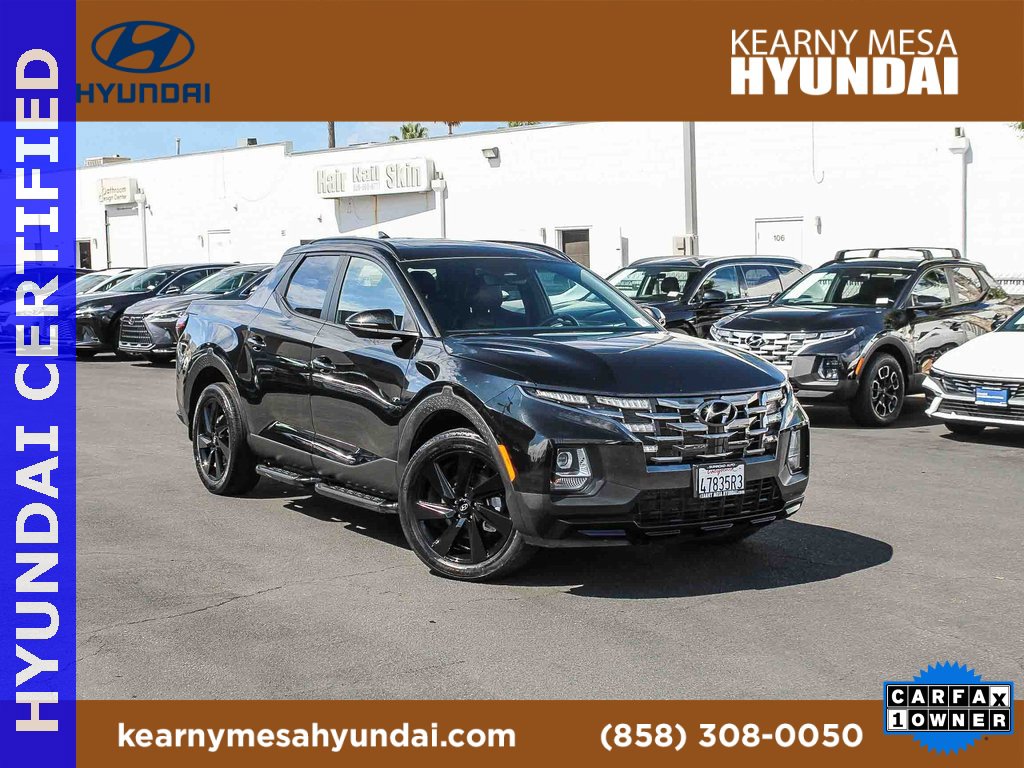 Certified 2023 Hyundai Santa Cruz Night w/ Cargo Package