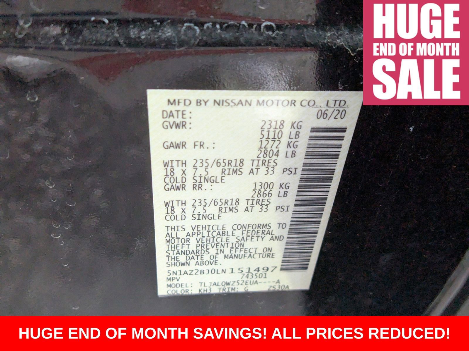 Used 2020 Nissan Murano SV image 19