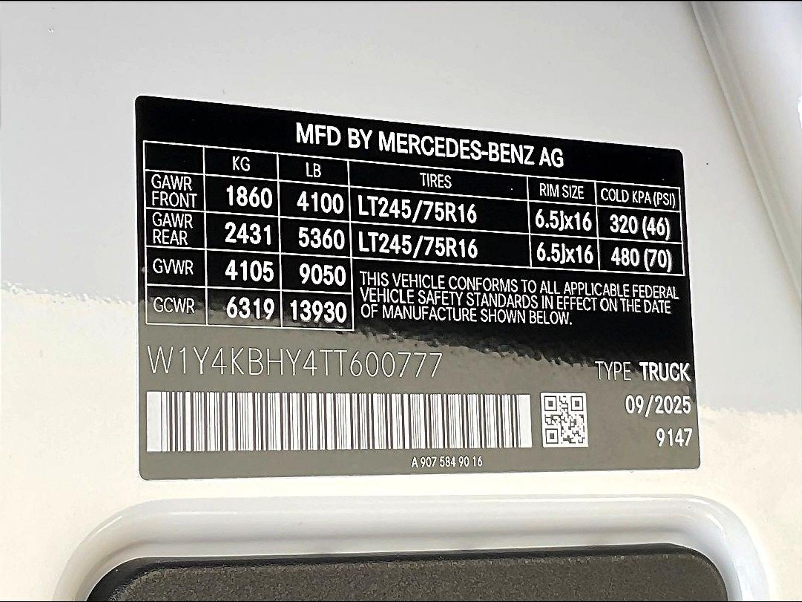 New 2026 Mercedes-Benz Sprinter 2500 image 19