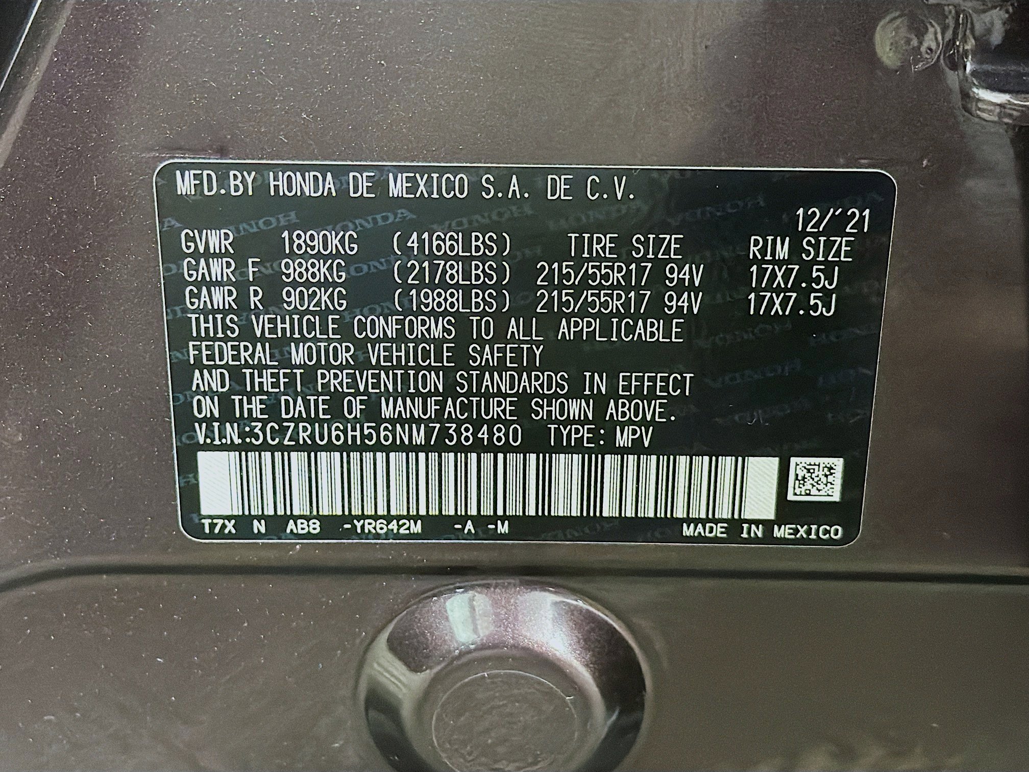 Used 2022 Honda HR-V EX image 31