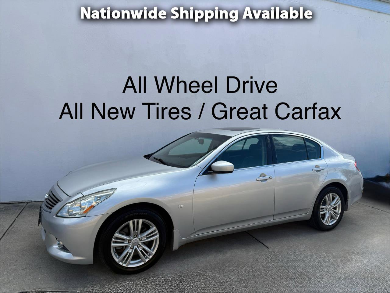 Used 2015 INFINITI Q40 AWD w/ Moonroof Package