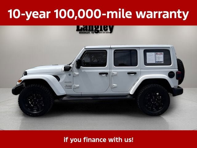 Used 2021 Jeep Wrangler Unlimited Sahara w/ Cold Weather Group AWD/4WD image 1