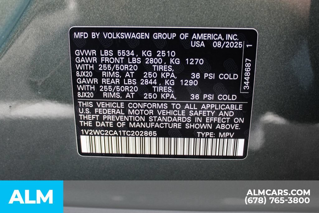 Used 2026 Volkswagen Atlas Cross Sport SE FWD image 40