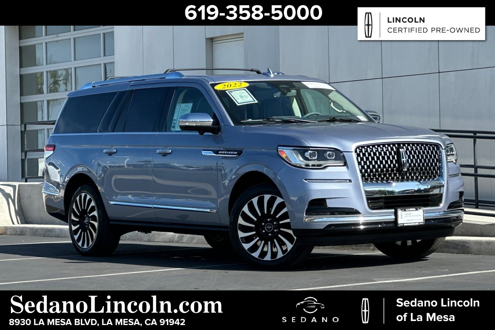Certified 2022 Lincoln Navigator L Black Label