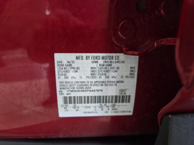 Used 2023 Ford Explorer Platinum w/ Technology Package image 45