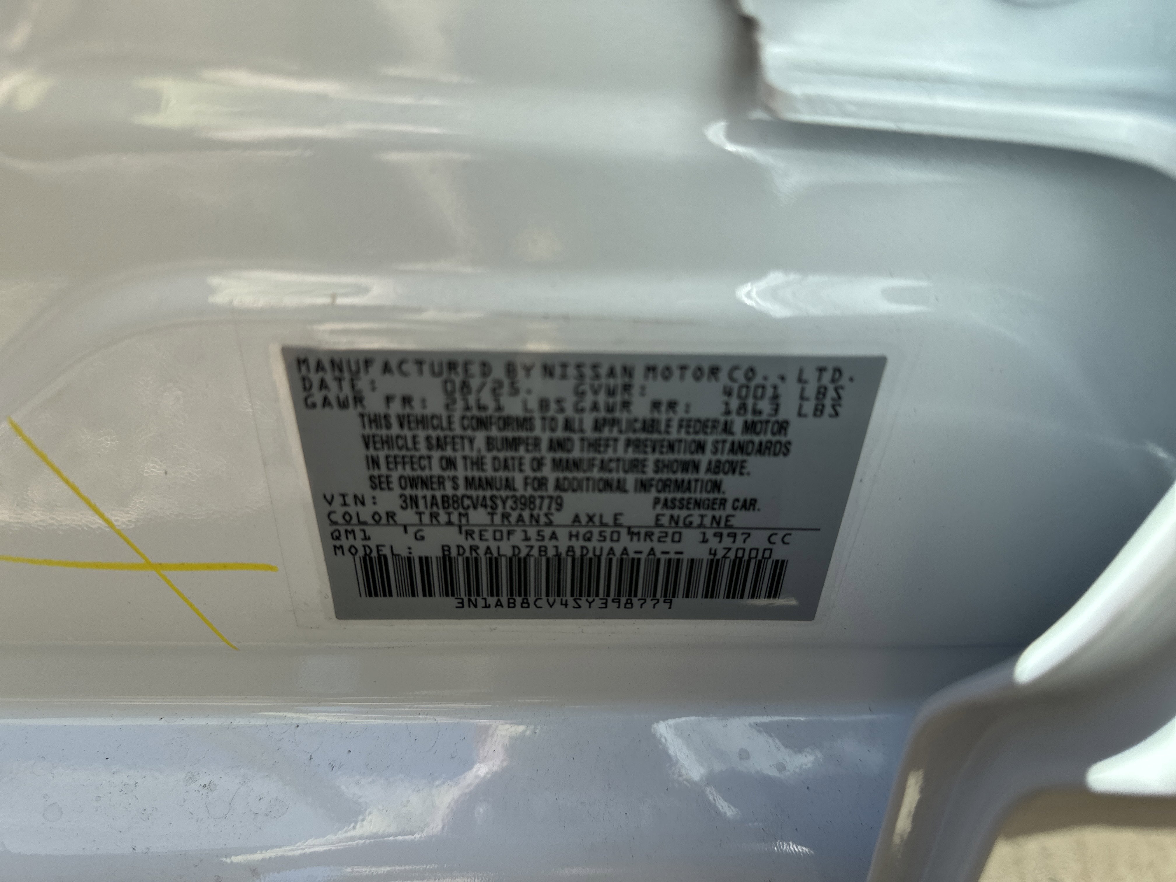 New 2025 Nissan Sentra SV image 27