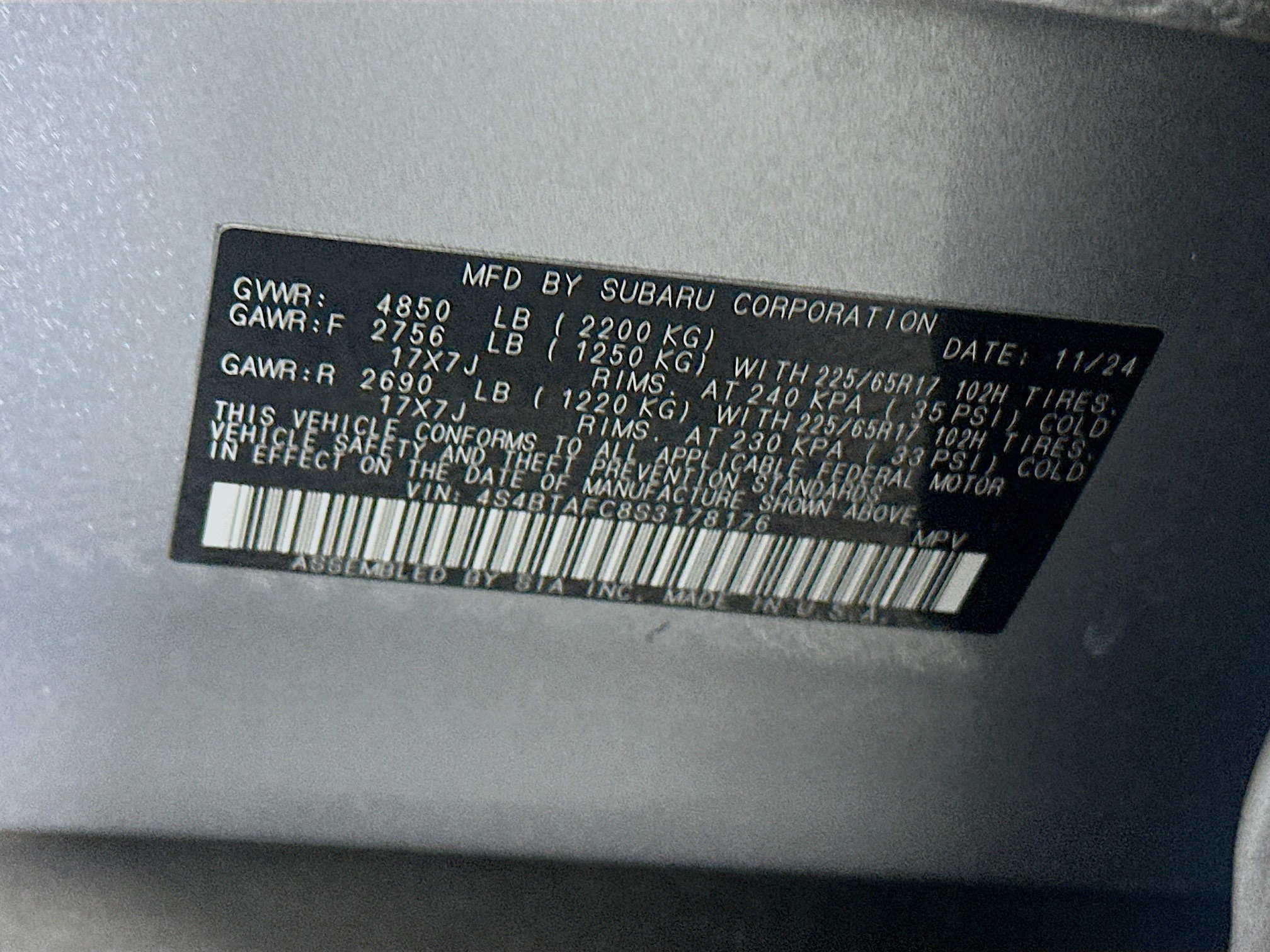 Used 2025 Subaru Outback Premium image 12