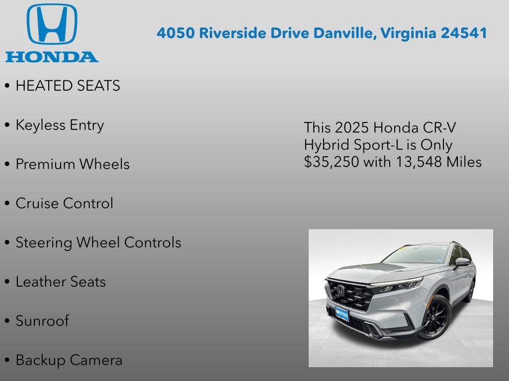 Used 2025 Honda CR-V Sport-L image 7