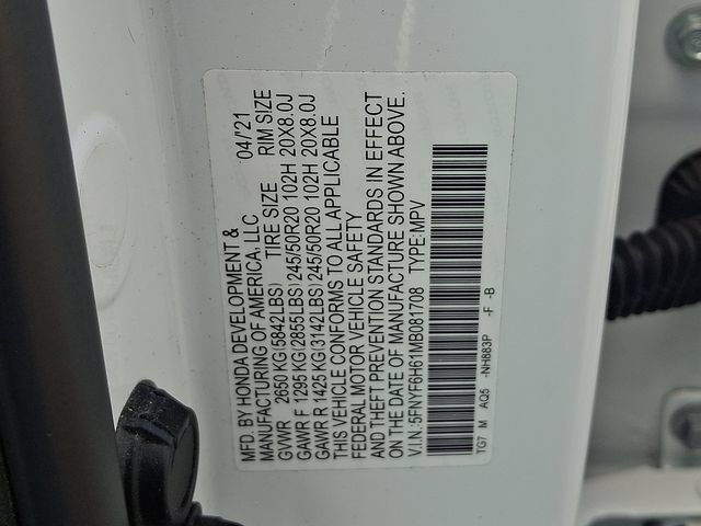 Used 2021 Honda Pilot Touring image 32