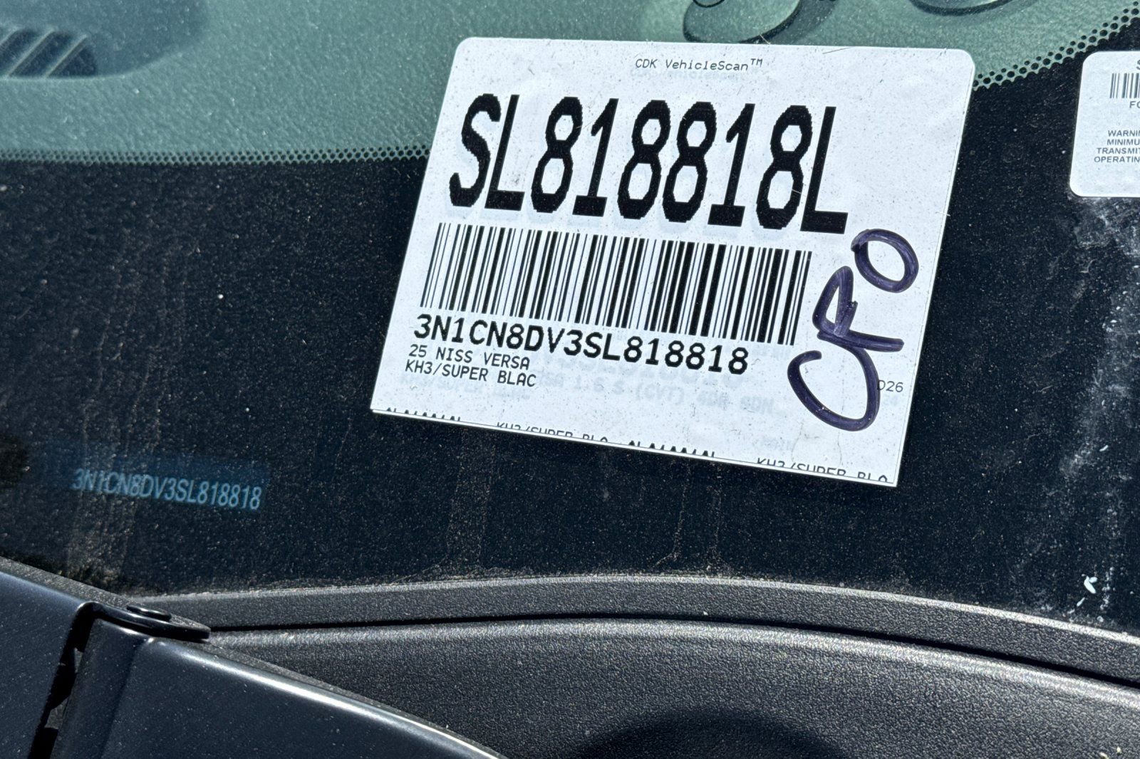 Certified 2025 Nissan Versa S w/ Trunk Package image 8