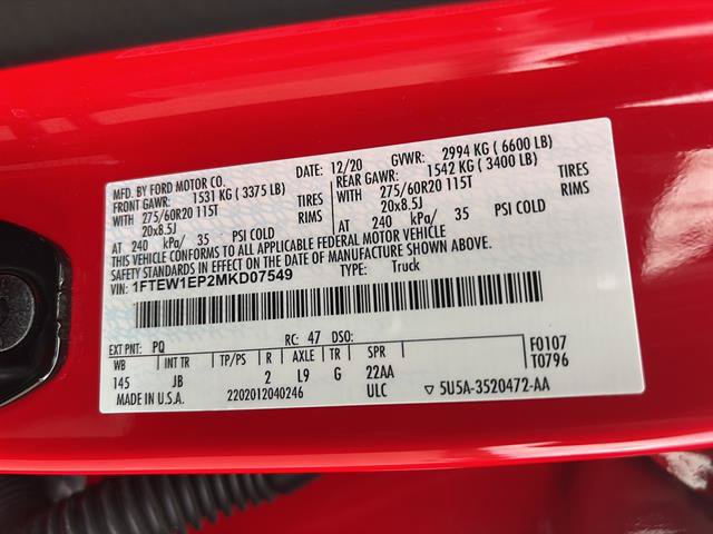 Certified 2021 Ford F150 XL w/ STX Appearance Package AWD/4WD image 21