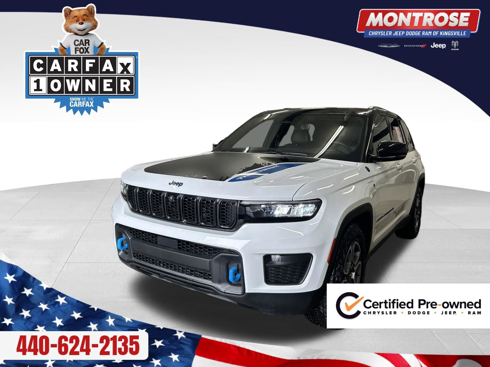 Certified 2022 Jeep Grand Cherokee Trailhawk w/ Luxury Tech Group III image 1
