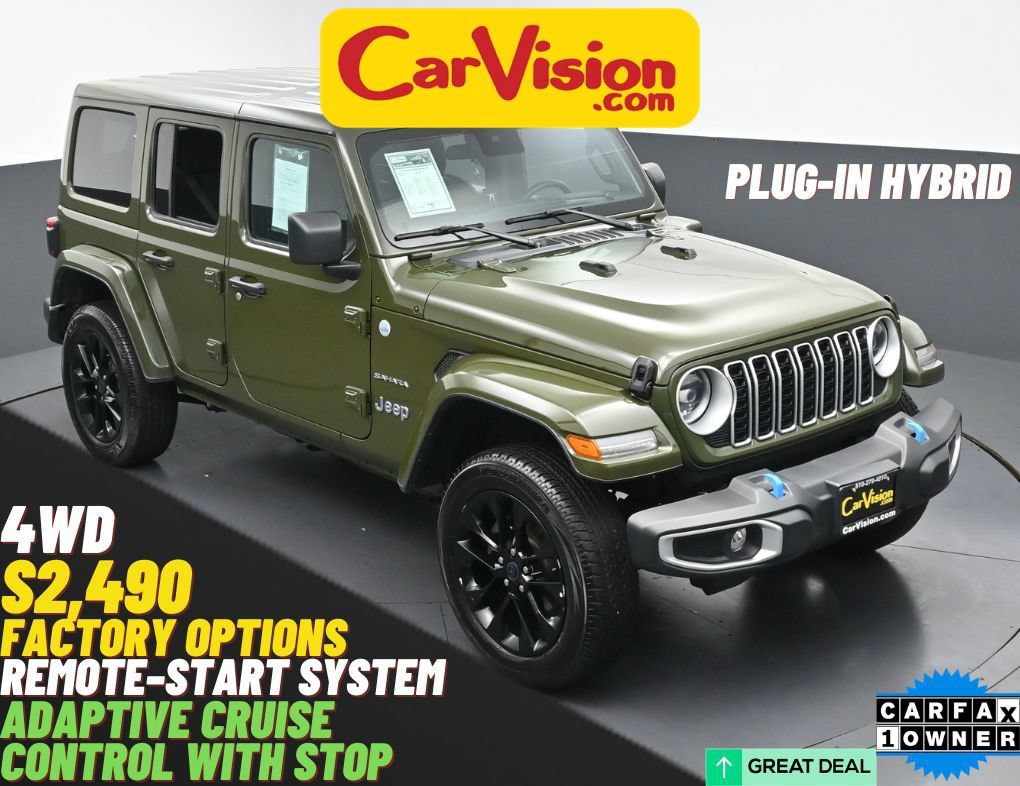 Used 2024 Jeep Wrangler Unlimited Sahara AWD/4WD image 1