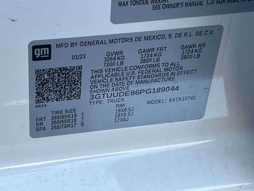 Used 2023 GMC Sierra 1500 SLT w/ SLT Convenience Package AWD/4WD image 19