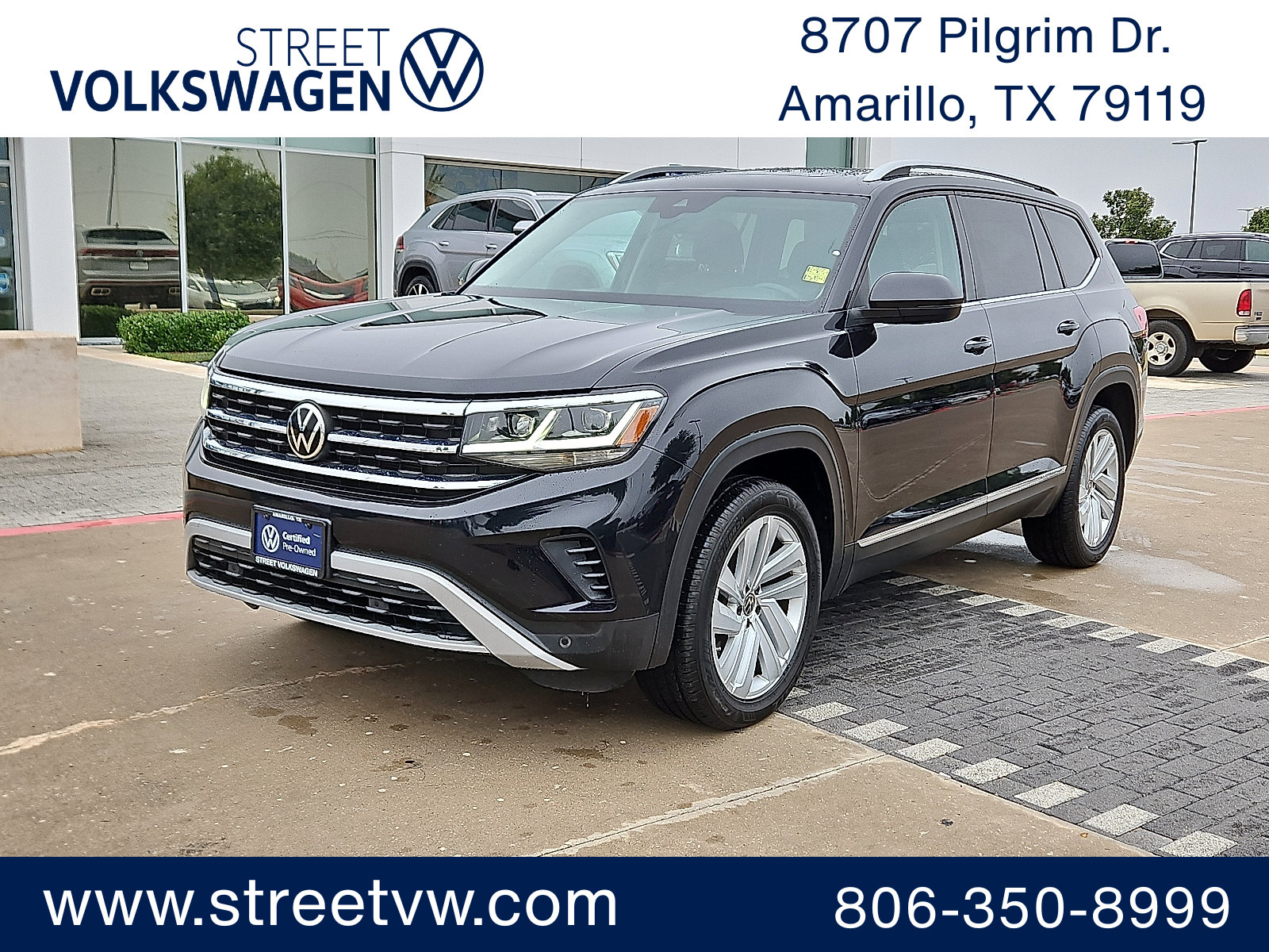 Certified 2021 Volkswagen Atlas SEL