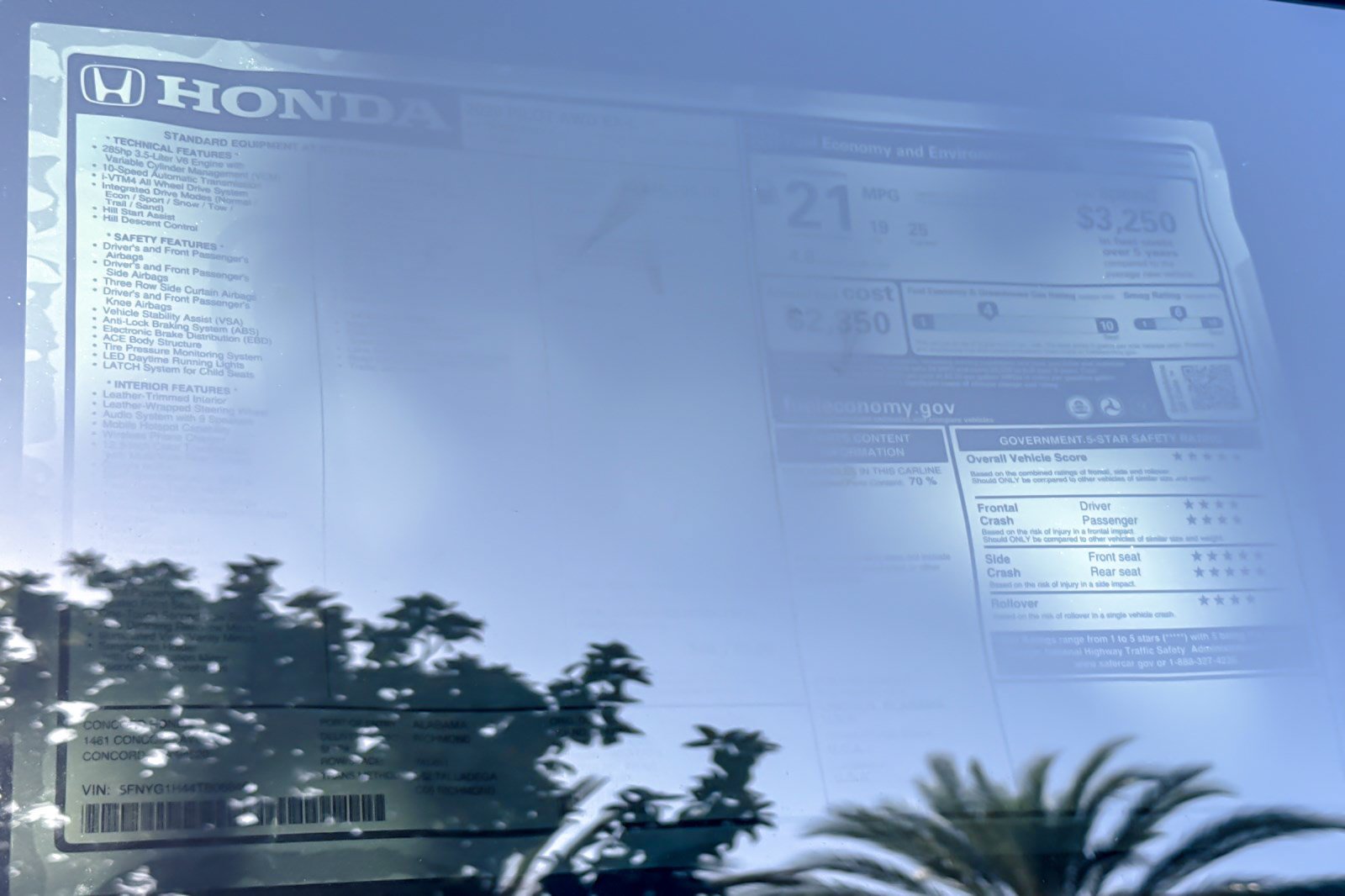 New 2026 Honda Pilot EX-L image 35