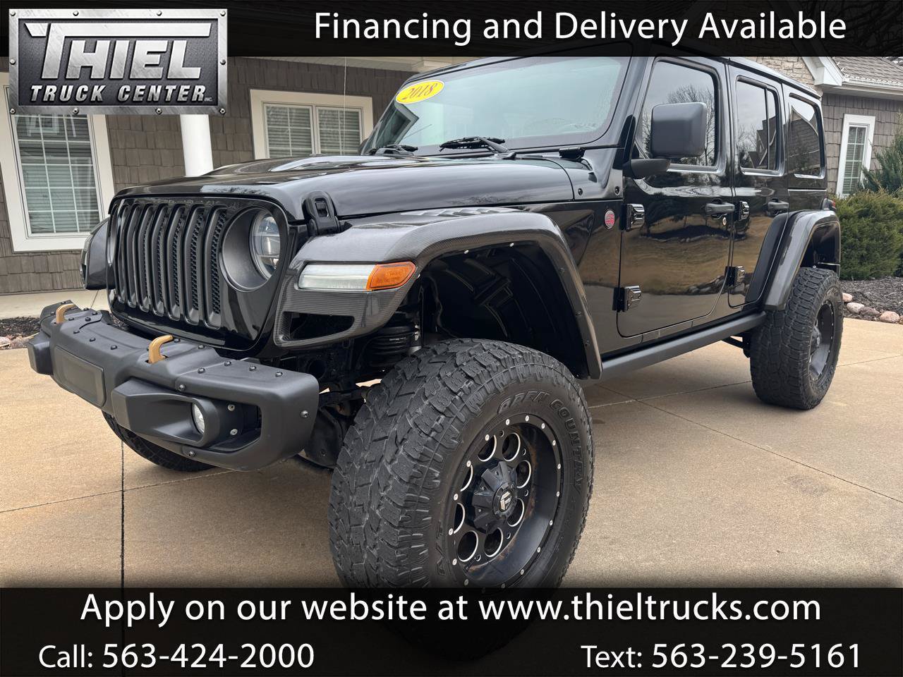 Used 2018 Jeep Wrangler Unlimited Rubicon w/ Steel Bumper Group AWD/4WD image 1