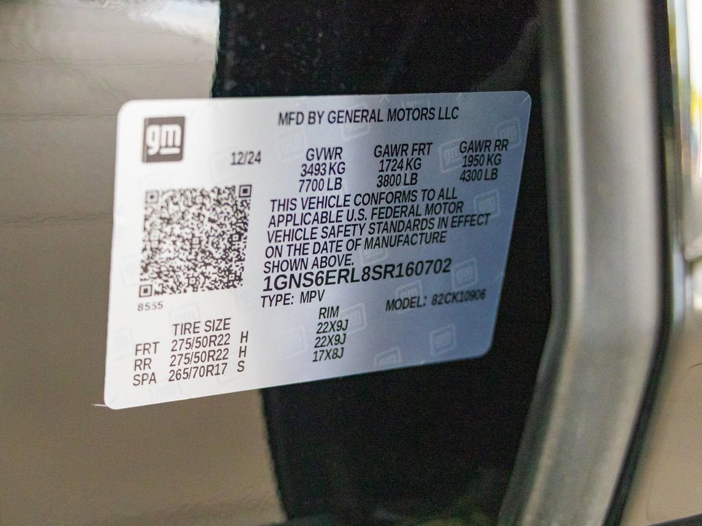 New 2025 Chevrolet Suburban RST w/ RST Capability Package image 37