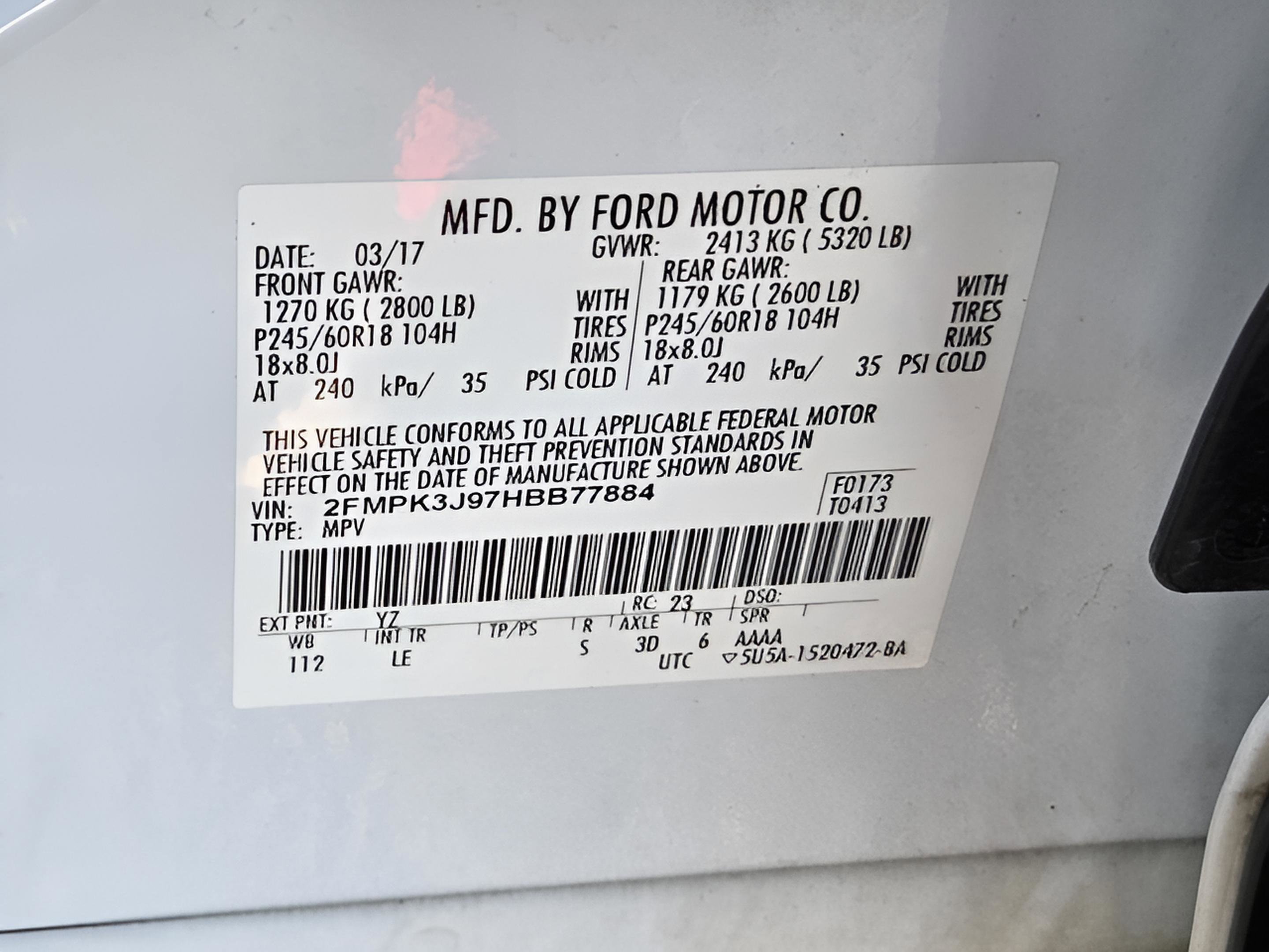 Used 2017 Ford Edge SEL w/ Equipment Group 201A image 30