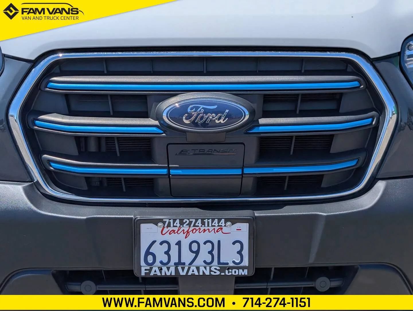 Used 2022 Ford E-Transit 148 High Roof w/ Load Area Protection Package RWD image 3