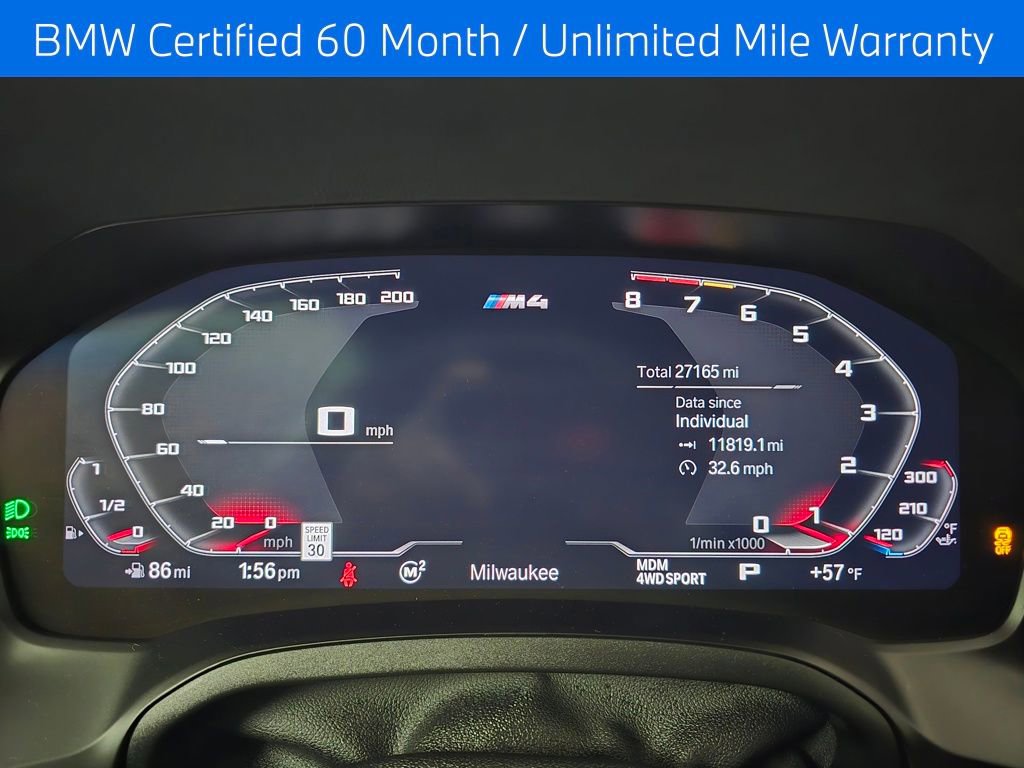 Certified 2023 BMW M4 xDrive Competition w/ Parking Assistance Package AWD/4WD image 36