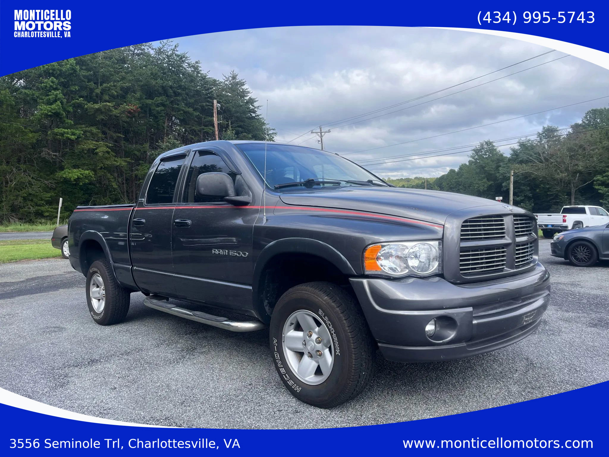 Used 2002 Dodge Ram 1500 Truck 4x4 Quad Cab image 1
