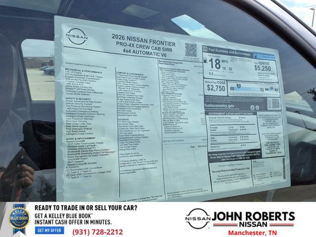 New 2026 Nissan Frontier PRO-4X image 19