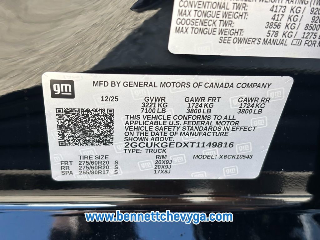New 2026 Chevrolet Silverado 1500 LTZ w/ Technology Package AWD/4WD image 12