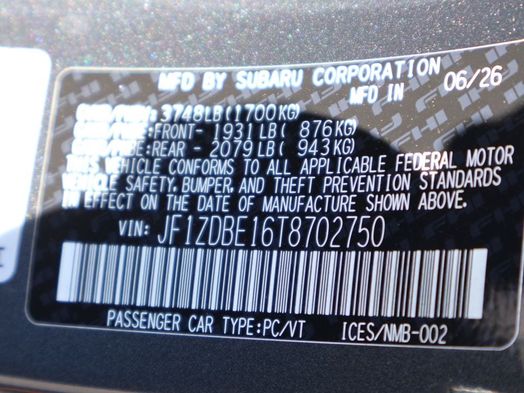 New 2026 Subaru BRZ Limited RWD image 37