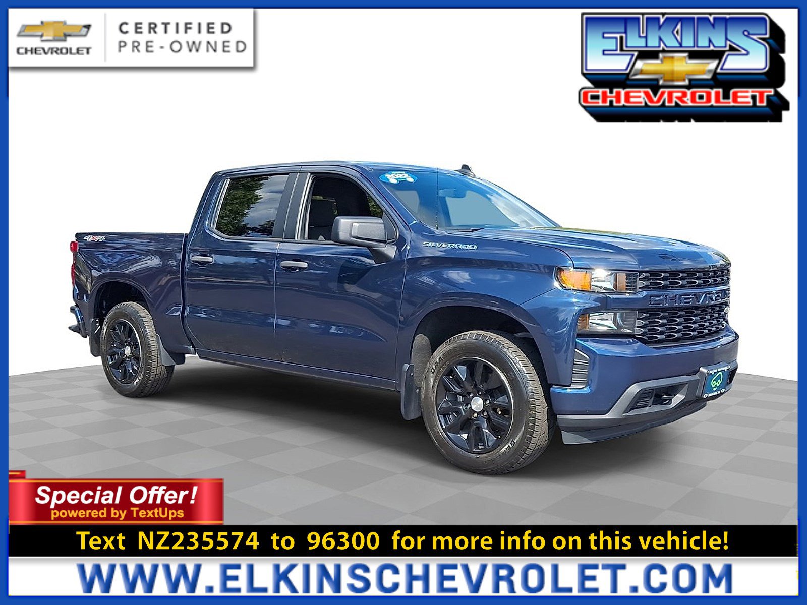 Certified 2022 Chevrolet Silverado 1500 Custom