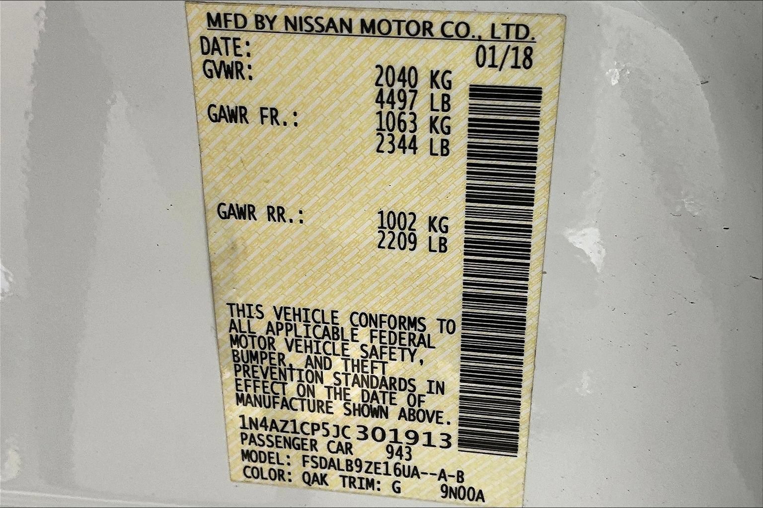 Used 2018 Nissan Leaf S w/ S Charge Package FWD image 18
