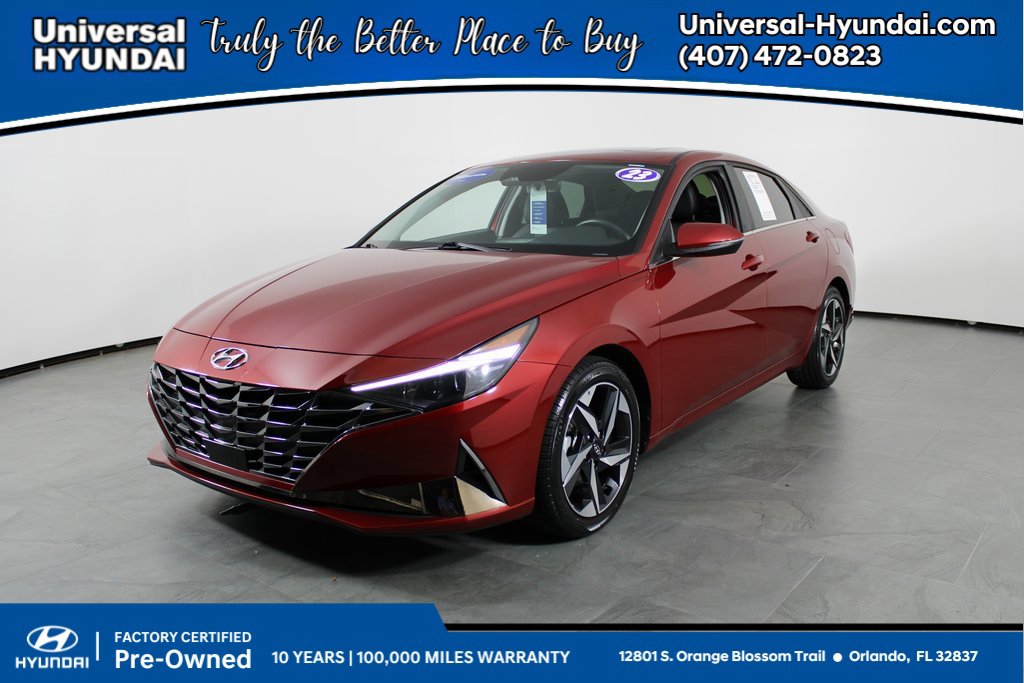 Certified 2023 Hyundai Elantra Limited