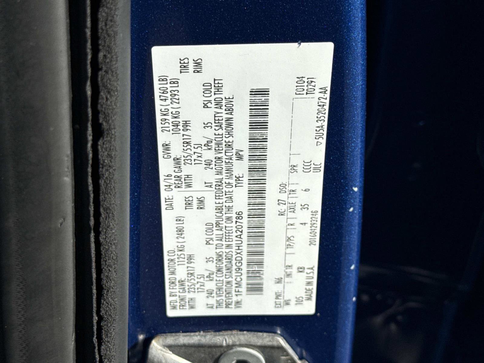 Used 2017 Ford Escape SE image 30