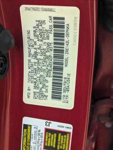 Used 2013 Toyota Corolla LE FWD image 15