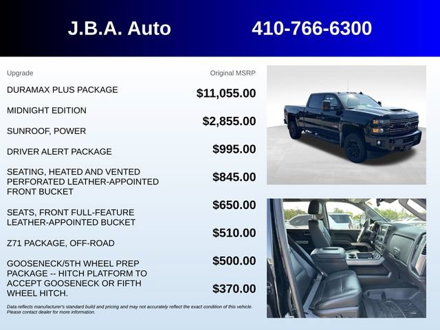 Used 2018 Chevrolet Silverado 2500 LTZ w/ Duramax Plus Package AWD/4WD image 5