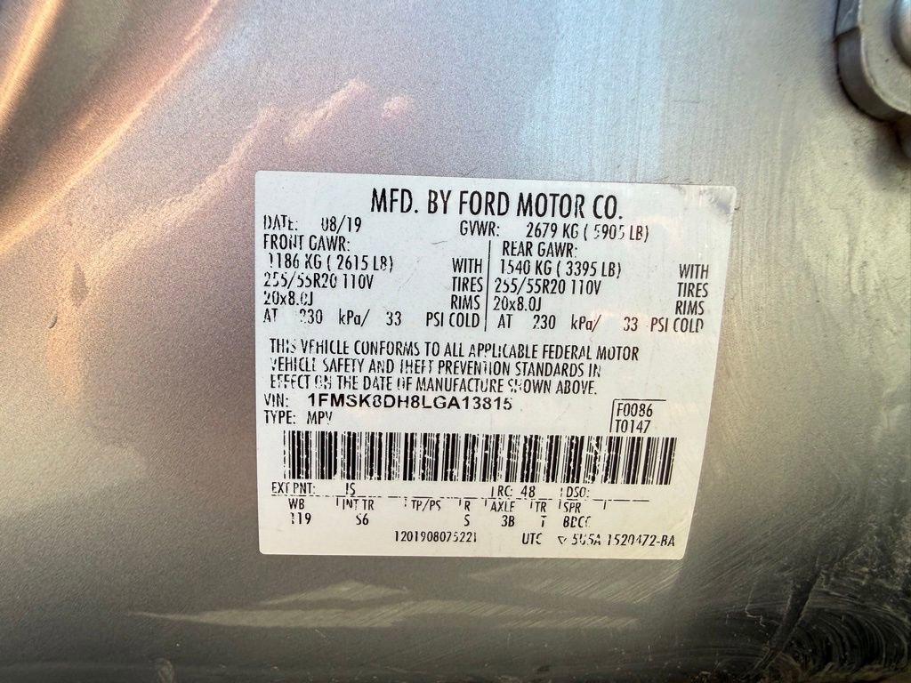 Used 2020 Ford Explorer XLT w/ Equipment Group 202A AWD/4WD image 32