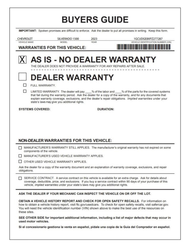 Used 2023 Chevrolet Silverado 1500 LTZ w/ LTZ Premium Package image 30