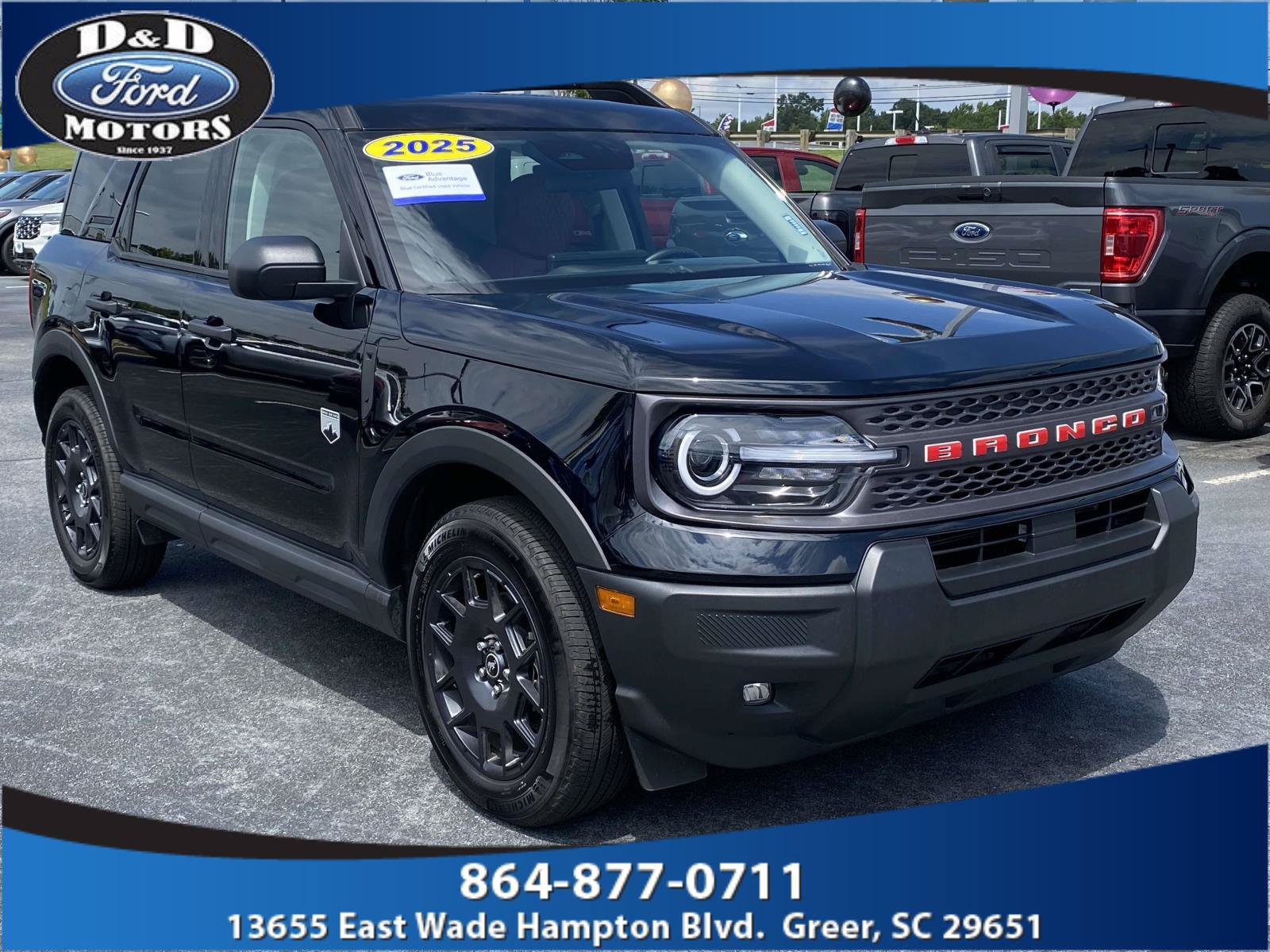Certified 2025 Ford Bronco Sport Big Bend w/ Convenience Package AWD/4WD image 1
