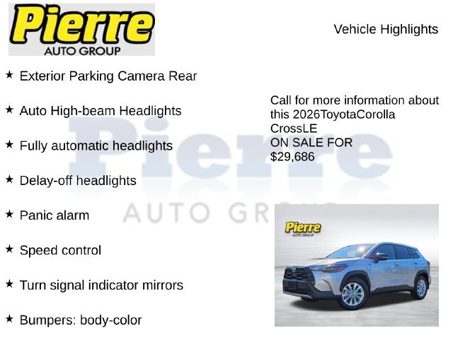 Used 2026 Toyota Corolla Cross LE AWD/4WD image 14