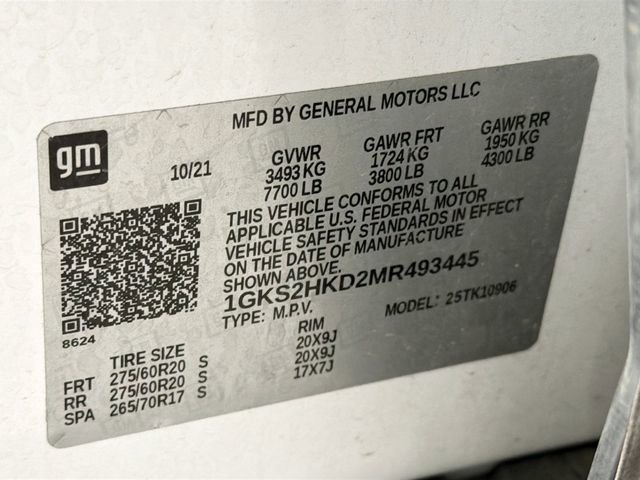 Certified 2021 GMC Yukon XL AT4 w/ Rear Media and Nav Package image 27