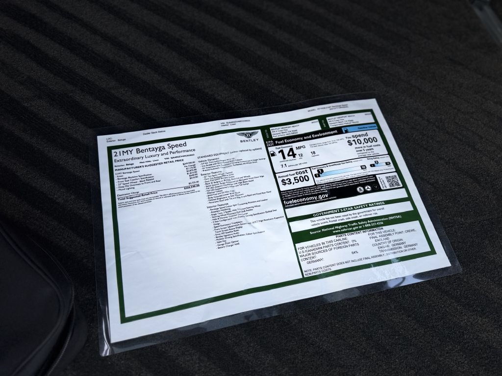 Used 2021 Bentley Bentayga Speed AWD/4WD image 27