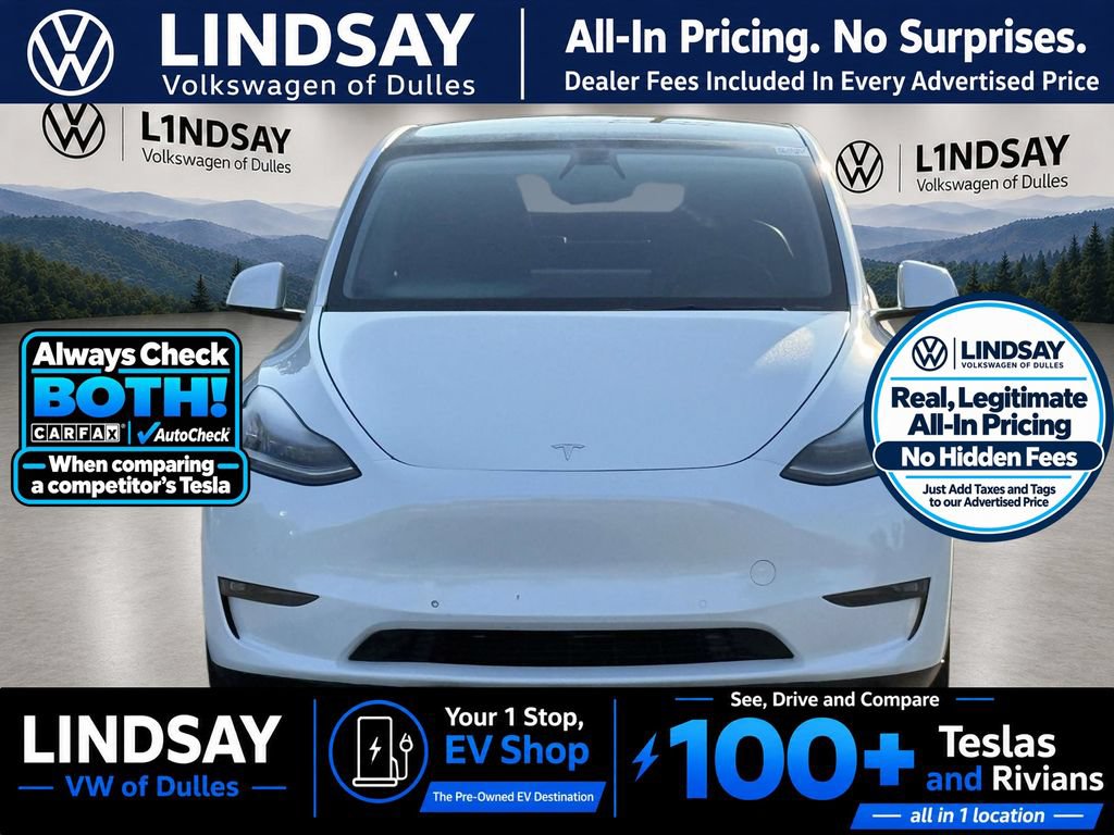 Used 2021 Tesla Model Y Long Range AWD/4WD image 2