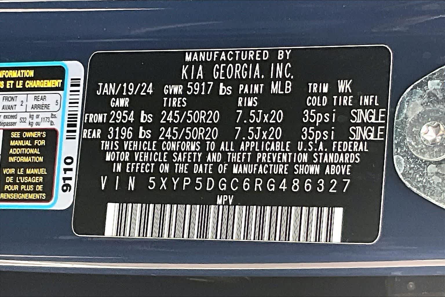Certified 2024 Kia Telluride SX Prestige AWD/4WD image 19