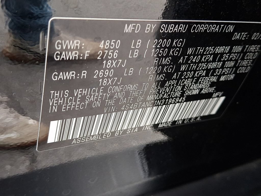 Used 2022 Subaru Outback Limited w/ Popular Package #2 AWD/4WD image 33